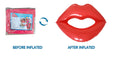 Ins Netflix Red Lips Inflatable Floating Bed Swimming Ring