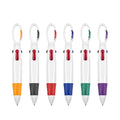 4-Color Carabiner Clip Ballpoint Pen
