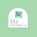 Seven-Piece Travel Bottle Set