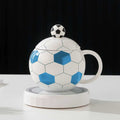 Football-Shaped Ceramic Mug