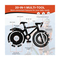 20 in 1 Bicycle Stainless Steel Multitool
