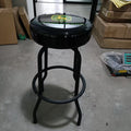 Pvc Seat Tall Metal Bar Stool
