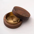 Wood Cigarette Ashtray Elegant Retro Windproof Ashtrays