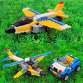 Building Blocks Assembled Fighter Car Sports Car
