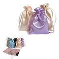 Smooth Satin Drawstring Pocket