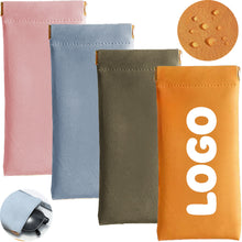 Portable Leather Sunglass Pouch
