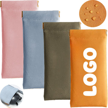 Portable Leather Sunglass Pouch