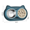 Slow Feeder Dog Bowls Stainless Steel