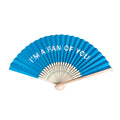 Full-color Folding Bamboo Paper Hand Fan