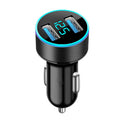 Smart 2 Usb Car Rapid Charger With Blue Led