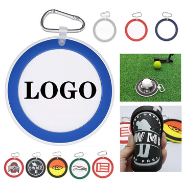 Dropping Glue Golf Bag Tags with Carabiner Hook