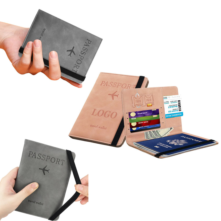 Pu Leather Passport Holder