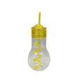 Bulb Shaped Light Up Plastic Water Bottle