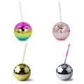 18oz Electroplated Disco Ball Cup
