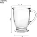 Clear Coffee Cups with Handles