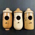 Natural Wooden Hummingbird House