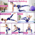 3 Piece Resistance Band Set for Booty Legs Workout