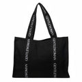Casual Large-Capacity Letter Canvas Bag