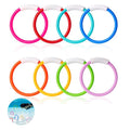 8pcs Diving Rings Underwater Training Swimming Diving Toys