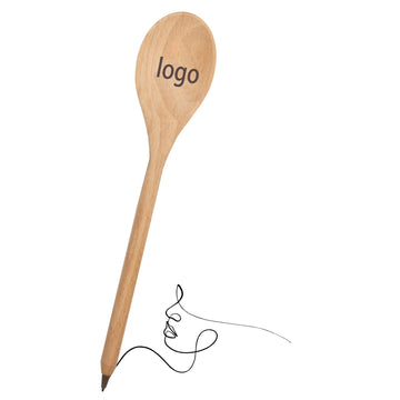 Eco Wooden Spoon Shape Ballpoint Pen