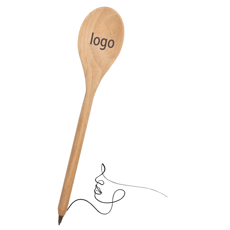 Eco Wooden Spoon Shape Ballpoint Pen