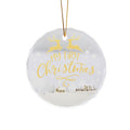 Custom Round Christmas Ornament
