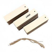 Wooden Rectangular Mini DIY Bookmarks