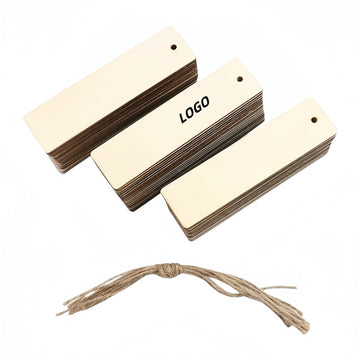 Wooden Rectangular Mini DIY Bookmarks