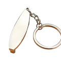 Metal Surfboard Shaped Beer Bottle Opener With Keychain