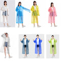 Adults Transparent Reusable Rain Poncho