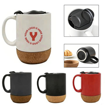 Ceramic Mug With Cork Base