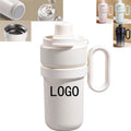 Stainless Steel Insulated Tumbler With Straw And Handle