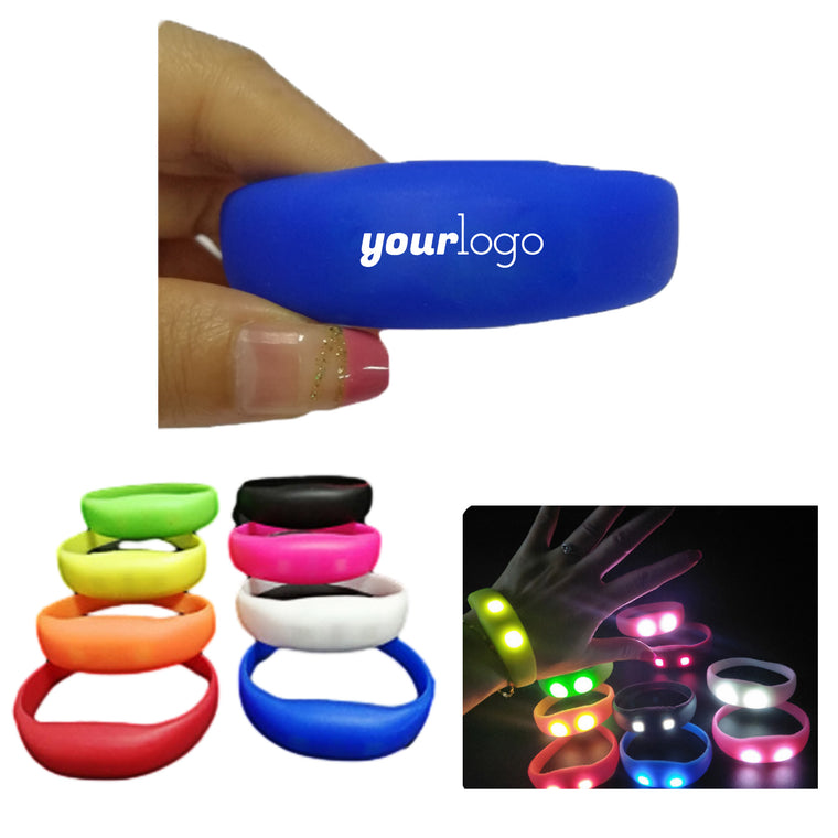 All-Silicone Led Voice-Activated Luminous Bracelet