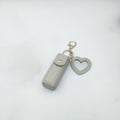 Lipstick Holder Keychain With Mirror
