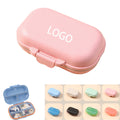 7 Compartments Wheat Straw Pill Container