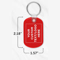 Full Color Custom Oval Shape Soft Rubber Key Holder