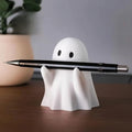 Cute Ghost Desk Pen Holder Figurine Decor