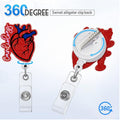 360 Swivel Customized Acrylic Id Holder