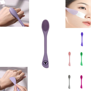 Dual-Sided Silicone Face Mask Brush