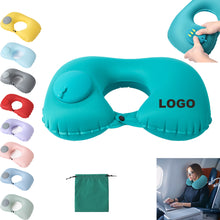 Press-Type Inflatable U-Shaped Neck Pillow