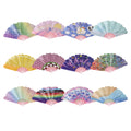 Plastic Seven Panels Folding Fan