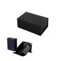 Custom Black Clamshell Magnetic Ppaer Box