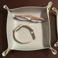 Foldable Leather Tray