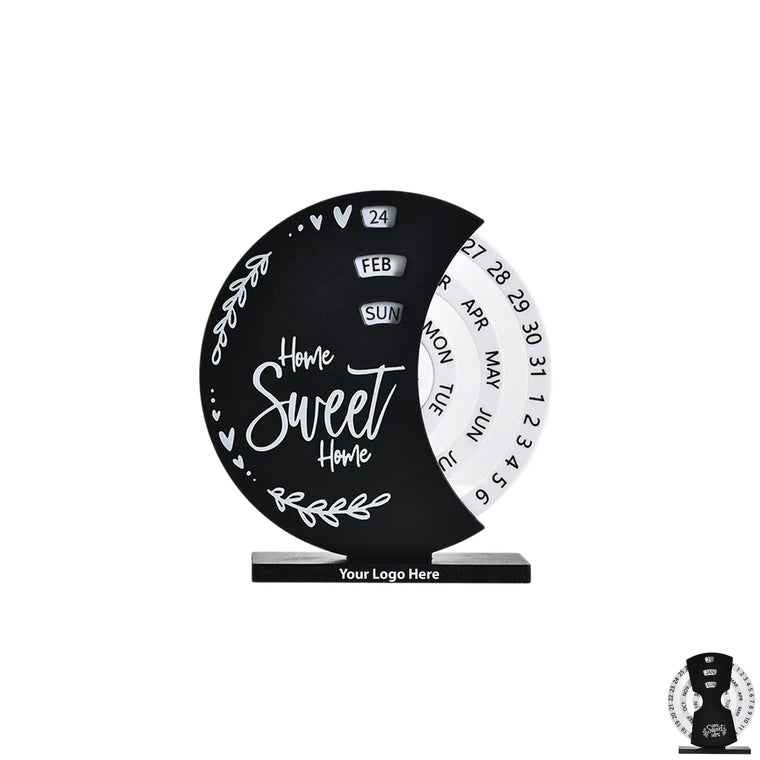 Disc Perpetual Desk Calendar