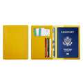 Pu Leather Multi-Pocket Passport Case