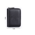 Rfid Blocking Zippered Multi-Card Wallet
