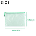 Waterproof A4 Size Mesh Zipper Document Bag