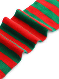 Christmas Striped Knee-High Socks