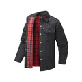 Retro Western Plaid Flannel Lapel Jacket
