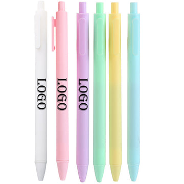 Macaron Colored Plastic Ballpoint Pen
